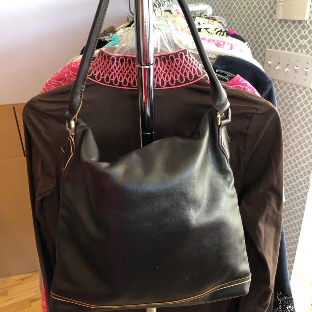 Brown Leather Long Champ shoulder bag!! - Picture 2 of 8